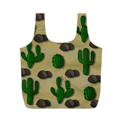 Cactuses Full Print Recycle Bags (M)  from ArtsNow.com Front