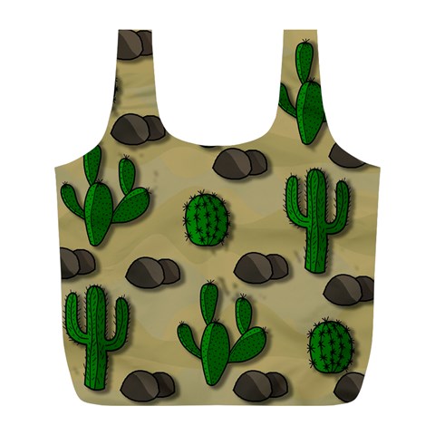 Cactuses Full Print Recycle Bags (L)  from ArtsNow.com Front