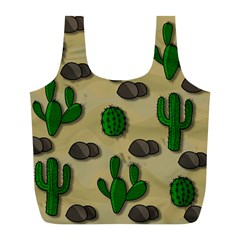 Cactuses Full Print Recycle Bags (L)  from ArtsNow.com Back