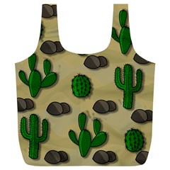 Cactuses Full Print Recycle Bags (L)  from ArtsNow.com Front