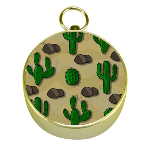 Cactuses Gold Compasses from ArtsNow.com Front