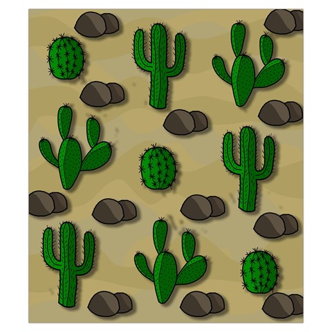 Cactuses Drawstring Pouches (Small)  from ArtsNow.com Back
