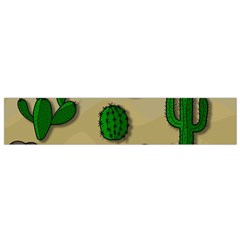 Cactuses Flano Scarf (Small) from ArtsNow.com Front