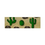 Cactuses Satin Scarf (Oblong)