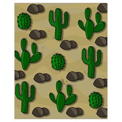 Cactuses Drawstring Bag (Small) from ArtsNow.com Back