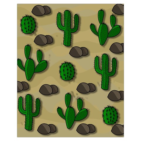 Cactuses Drawstring Pouches (Extra Large) from ArtsNow.com Front