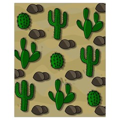 Cactuses Drawstring Pouches (Extra Large) from ArtsNow.com Front