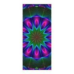 Star Of Leaves, Abstract Magenta Green Forest Pleated Skirt from ArtsNow.com Front Pleats