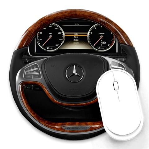 meced Round Mousepad from ArtsNow.com Front