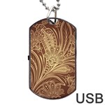 Beautiful Patterns Vector Dog Tag USB Flash (Two Sides)