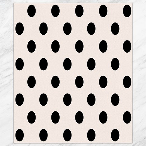 Polka Dots 8.15 x9.66  Canvas - 1