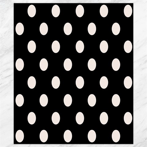 Polka Dots 8.15 x9.66  Canvas - 1