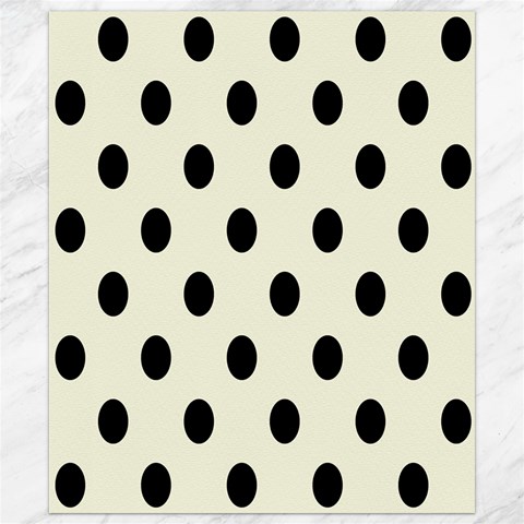 Polka Dots 8.15 x9.66  Canvas - 1