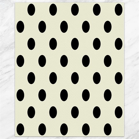 Polka Dots 10.95 x13.48  Canvas - 1