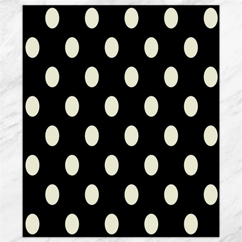 Polka Dots 8.15 x9.66  Canvas - 1