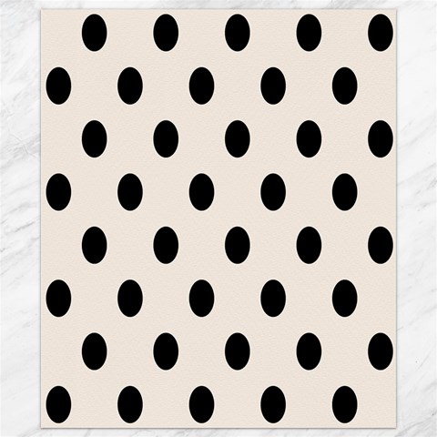 Polka Dots 8.15 x9.66  Canvas - 1