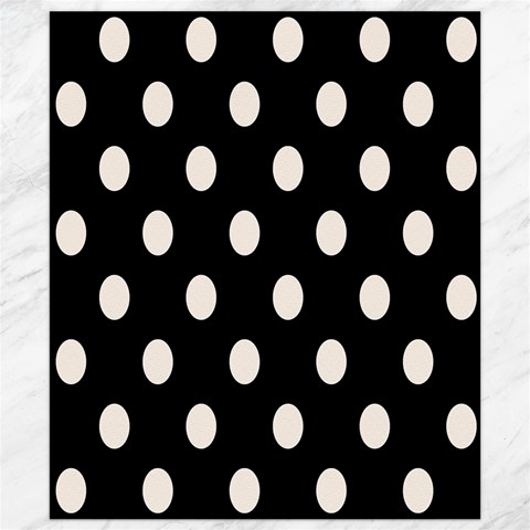 Polka Dots 8.15 x9.66  Canvas - 1