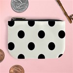 Polka Dots - Black on Ivory Mini Coin Purse