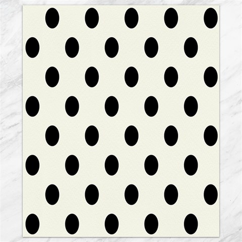 Polka Dots 8.15 x9.66  Canvas - 1