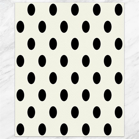 Polka Dots 10.95 x13.48  Canvas - 1