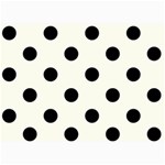 Polka Dots - Black on Ivory 5  x 7  Photo Cards