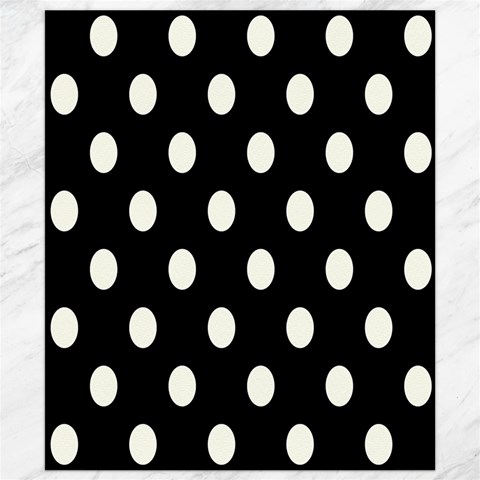 Polka Dots 8.15 x9.66  Canvas - 1