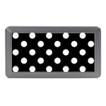 Polka Dots - Ivory on Black Memory Card Reader (Mini)