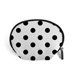 Polka Dots - Black on White Smoke Accessory Pouch (Small)