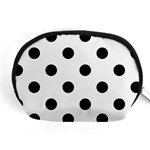 Polka Dots - Black on White Smoke Accessory Pouch (Medium)