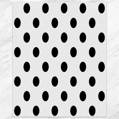Polka Dots 10.95 x13.48  Canvas - 1