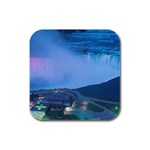 Niagra Falls X1 Rubber Square Coaster (4 pack)