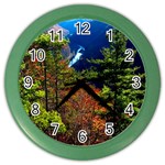 South View Pa Grand Canyon  Pine Creek  Gorge   By Ave Hurley (14) Color Wall Clock
