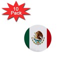 Flag_of_Mexico 1  Mini Button (10 pack) 