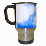 Blue Cloud Travel Mug (White)