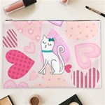 Cute Cat Character Cosmetic Bag (XXL) 