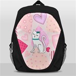 Cute Cat Character Backpack Bag