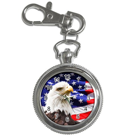 Eagle Flag Key Chain Watch from ArtsNow.com Front