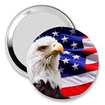 Eagle Flag 3  Handbag Mirror