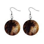 Cheetah 1  Button Earrings