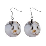 Bunny 1  Button Earrings