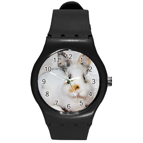 Bunny Round Plastic Sport Watch (M) from ArtsNow.com Front