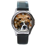 Boxer Round Metal Watch