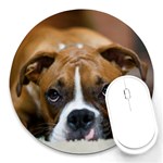 Boxer Round Mousepad