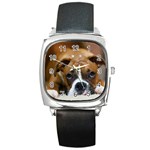 Boxer Square Metal Watch