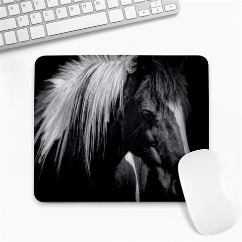 Horse Dark Large Mousepad from ArtsNow.com Front