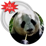 Panda 3  Button (10 pack)