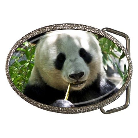 Panda Belt Buckle from ArtsNow.com Front