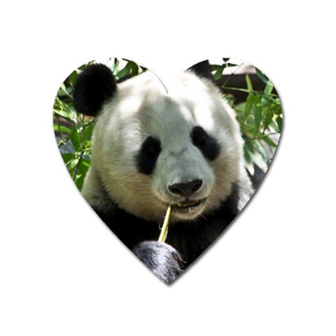 Panda Magnet (Heart) from ArtsNow.com Front