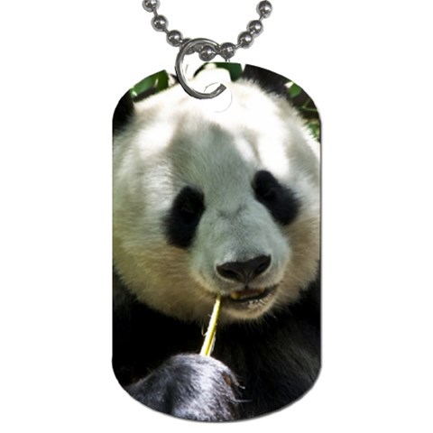 Panda Dog Tag (One Side) from ArtsNow.com Front