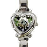 Panda Heart Italian Charm Watch